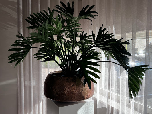Lights & Living - vase deco antiek bronz