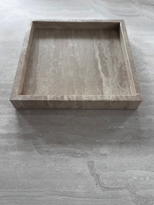 Dienblad travertine,mooisa.30x30cm