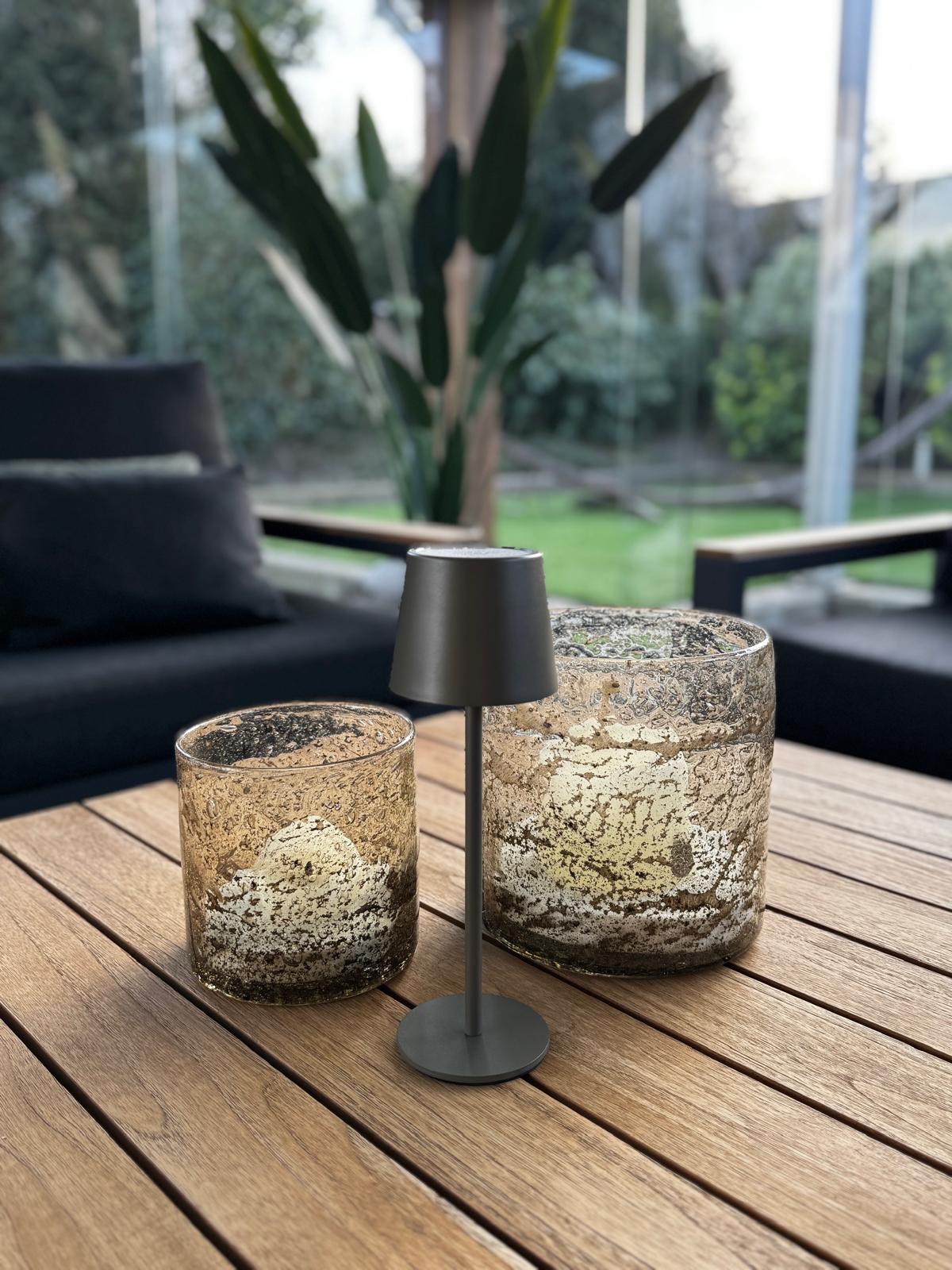 Portable light | Anna's Collection | Groen/taupe